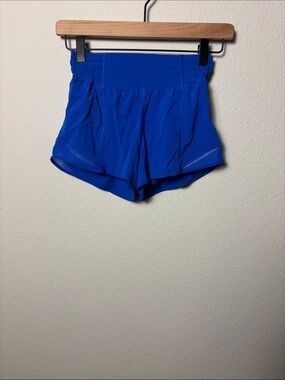 Lululemon Hotty Hot High-Rise Lined Short 2.5" Blazer Blue Tone W7AYYR